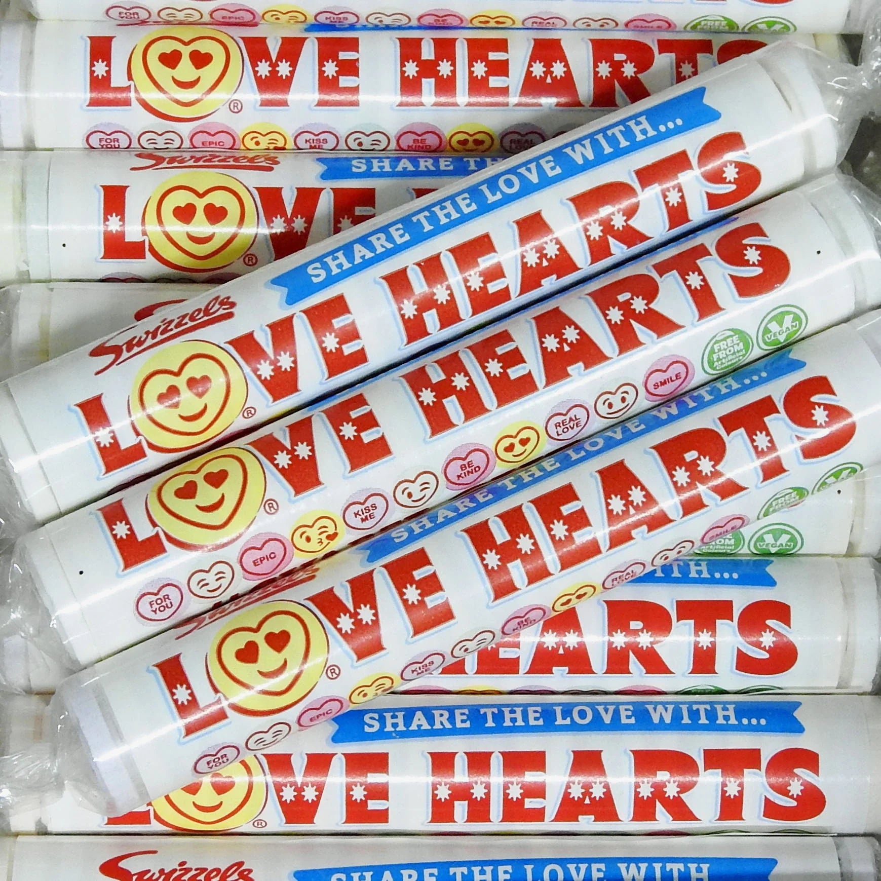 Giant love hearts