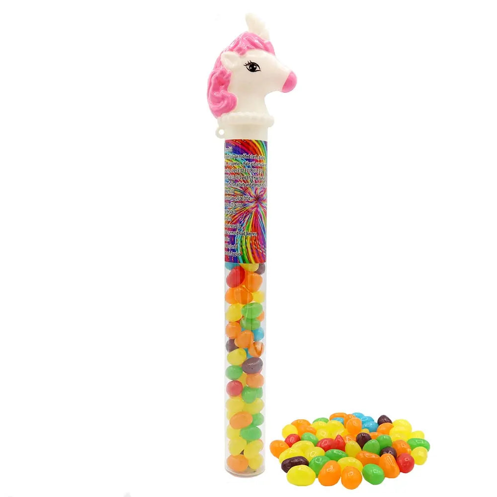 Unicorn jelly bean tube