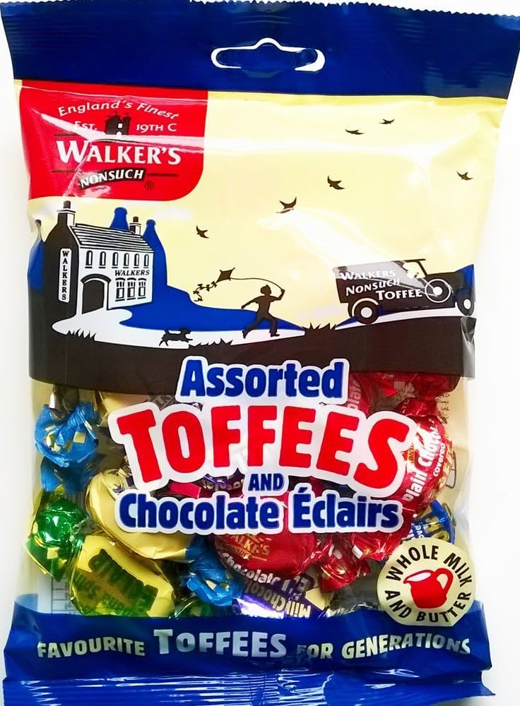 Assorted toffee & eclairs