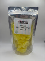 Vegan fizzy pineapple skulls