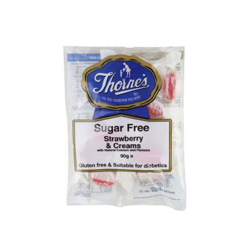 Thornes sugar free 
strawberry & cream