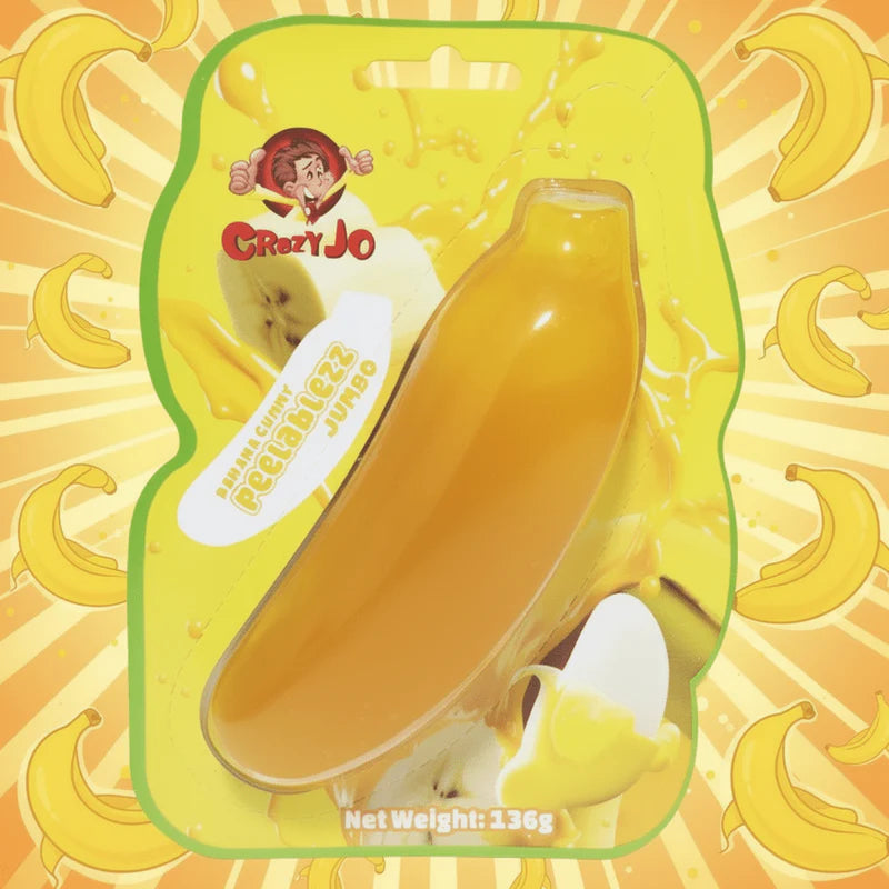 Crazy Jo Peelablezz 
Jumbo Banana Gummy