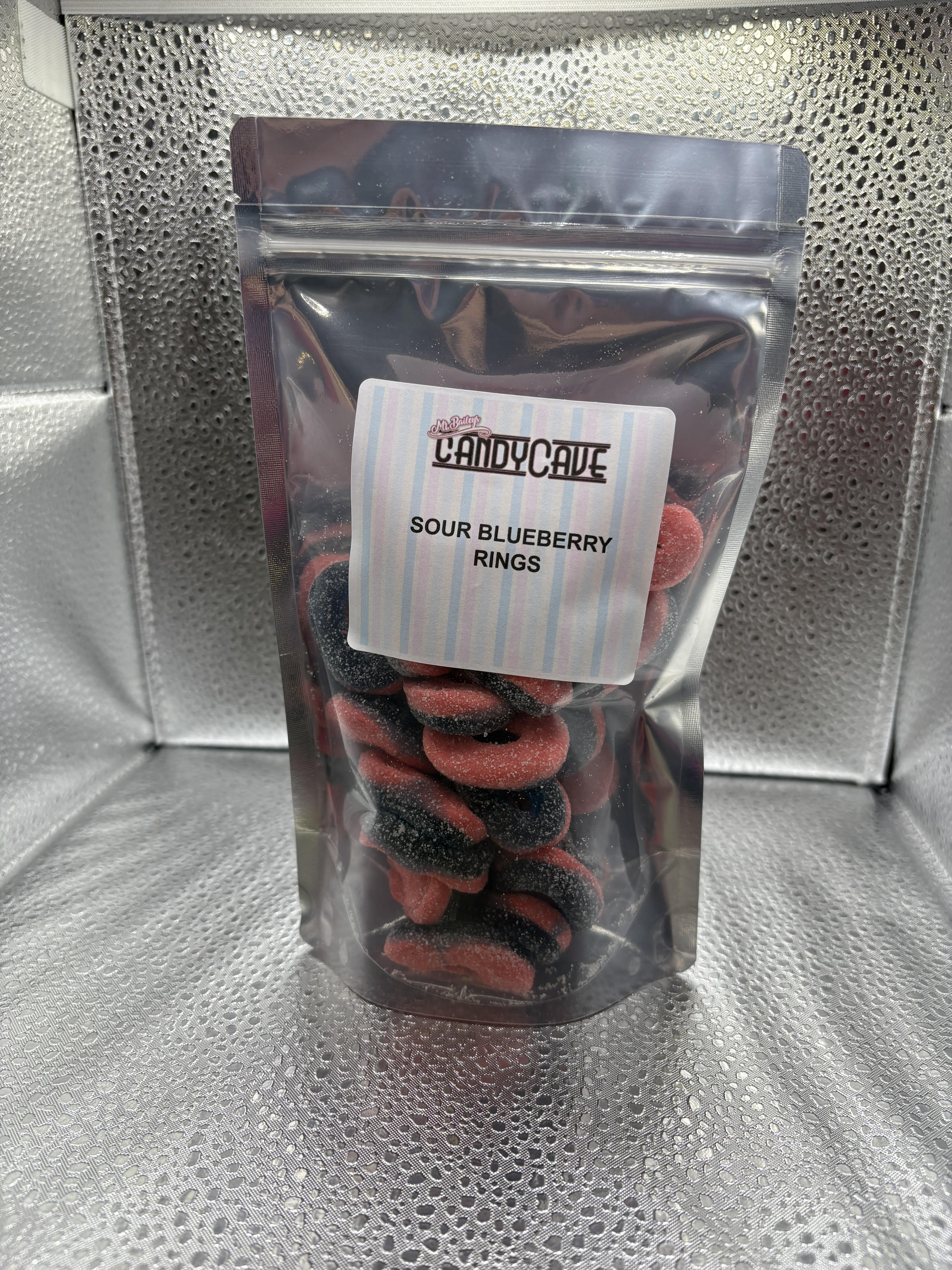 Sour blueberry rings
