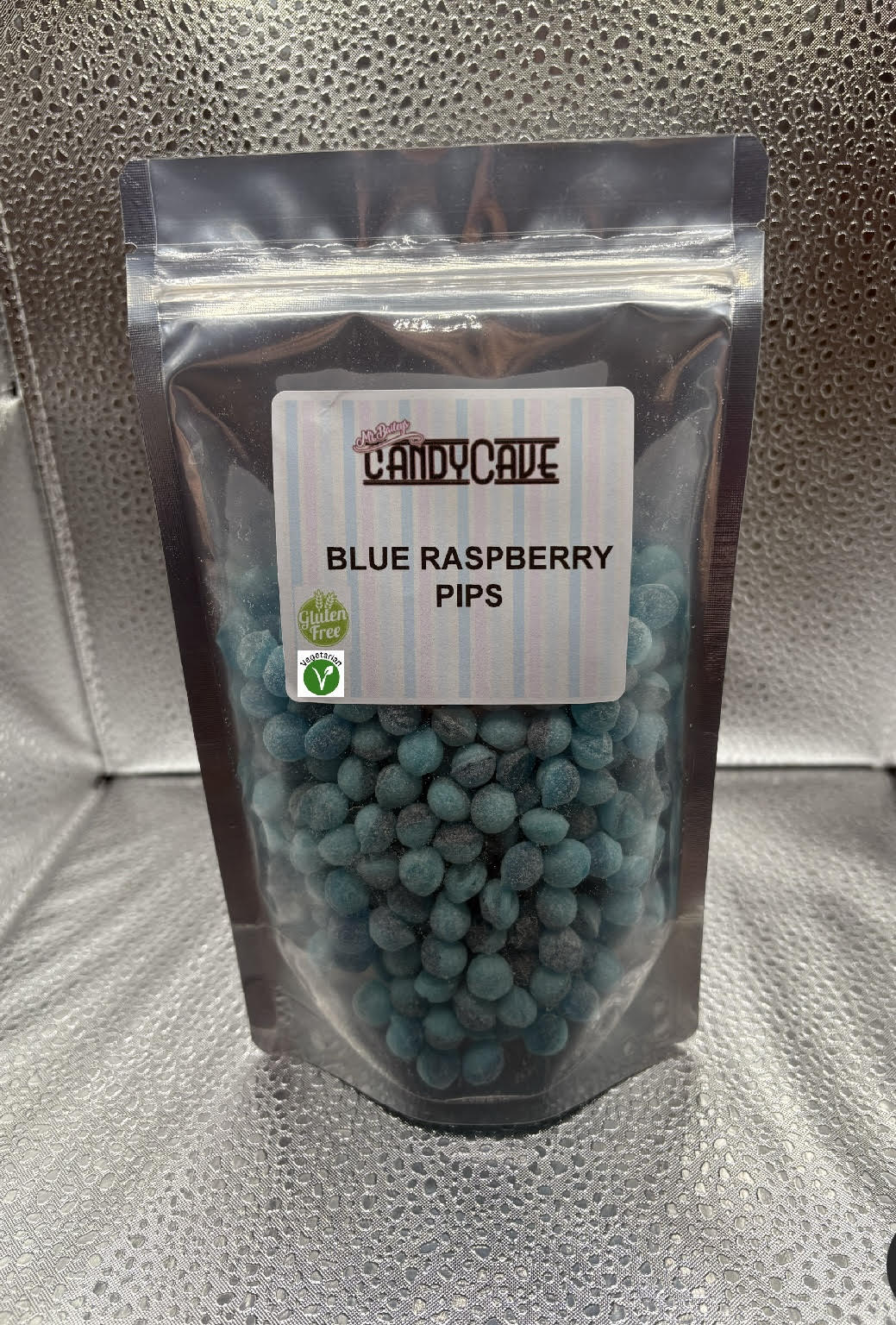Blue raspberry pips