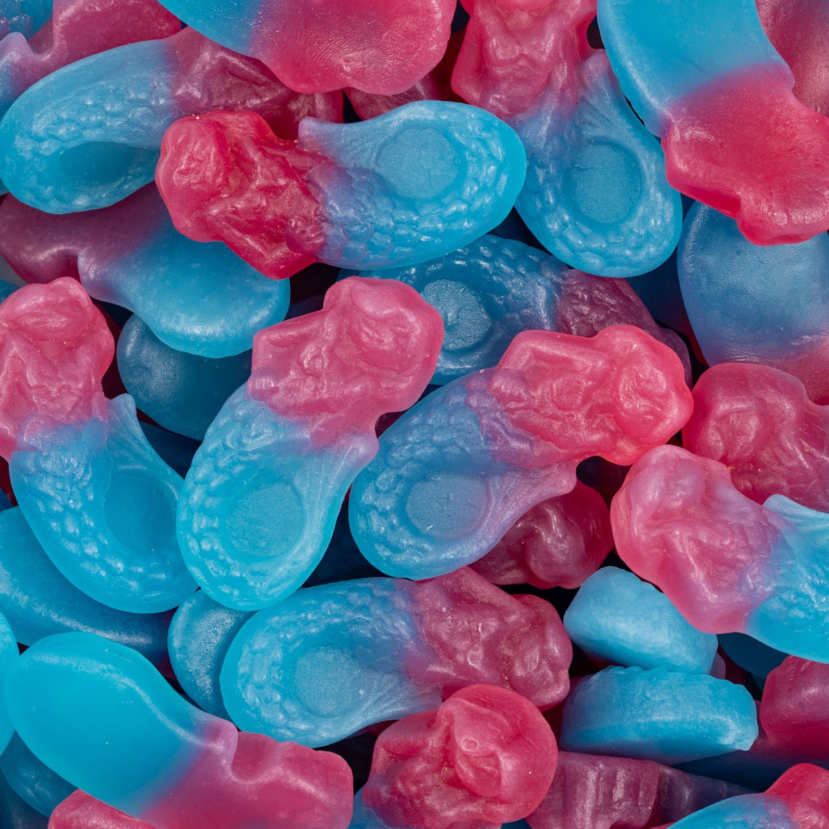 Bubblegum flavour 
mermaids