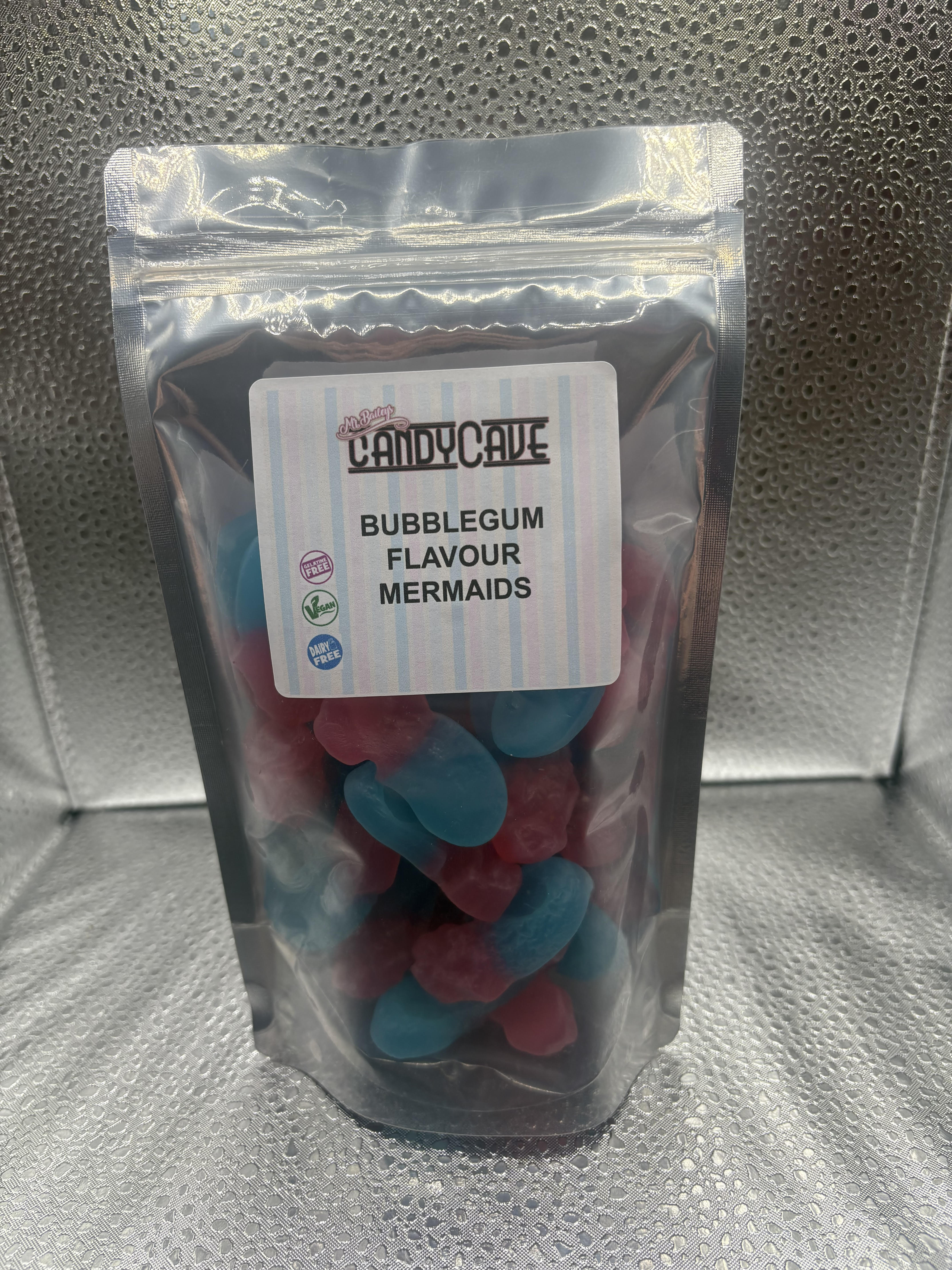 Bubblegum flavour 
mermaids