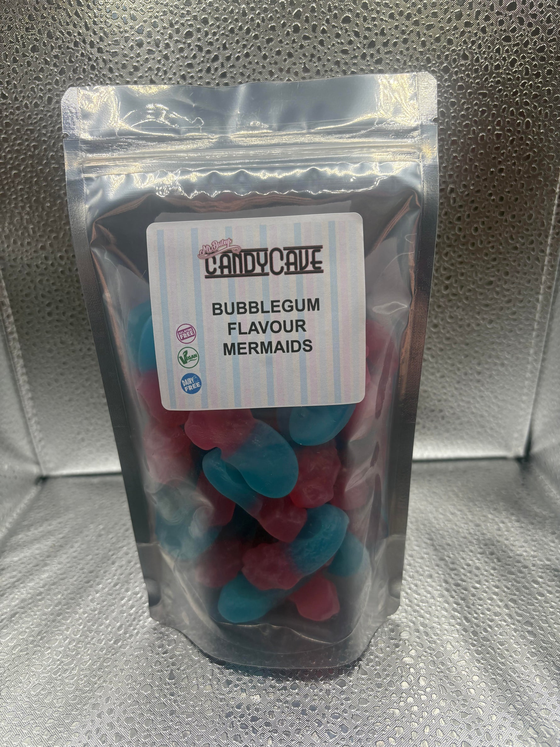 Bubblegum flavour 
mermaids