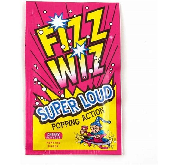 Fizz wiz cherry popping 
candy