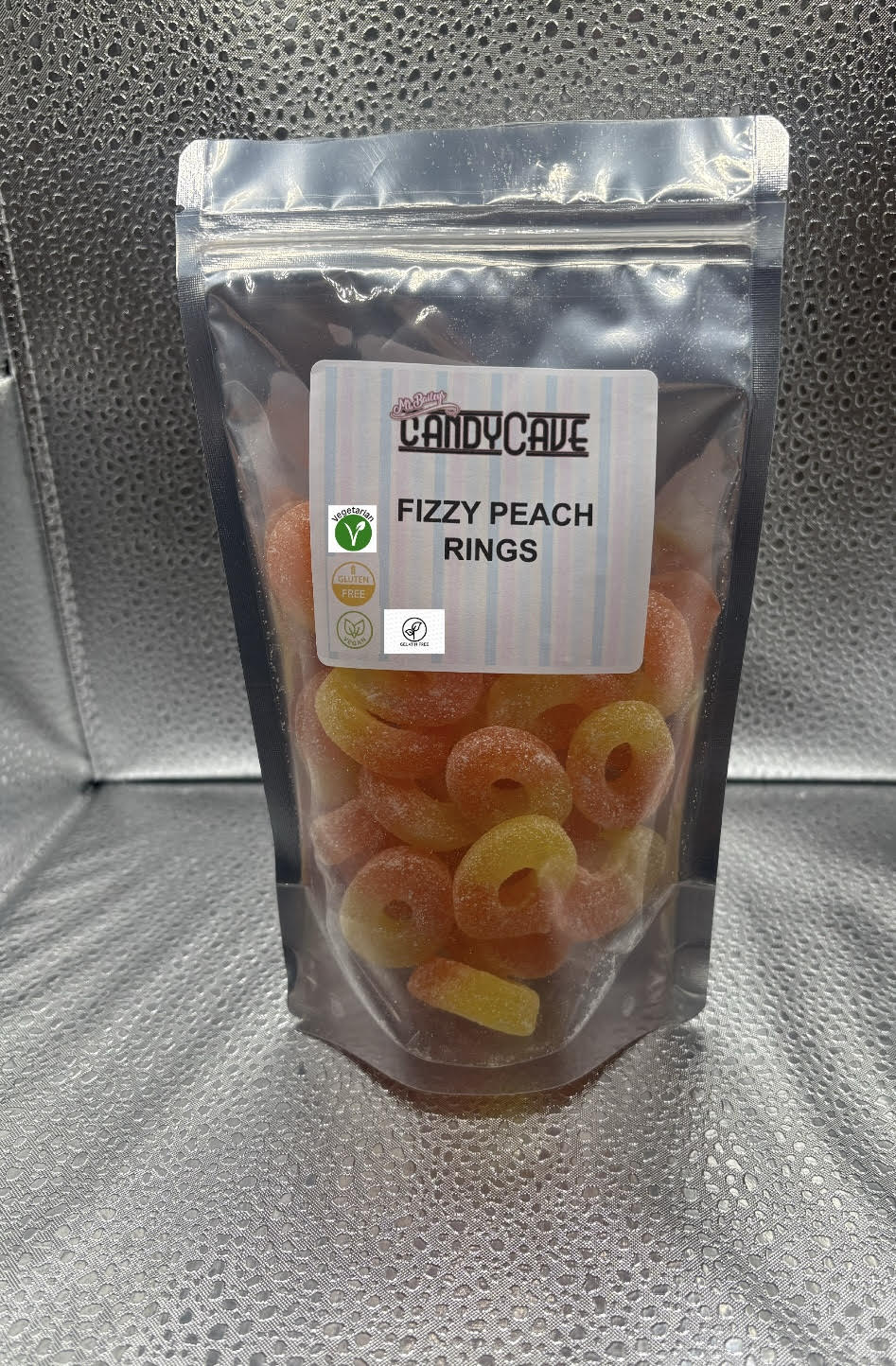 Fizzy peach rings
