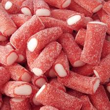 Fizzy strawberry pencils