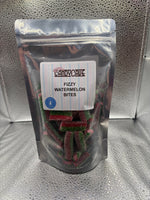 Fizzy watermelon bites