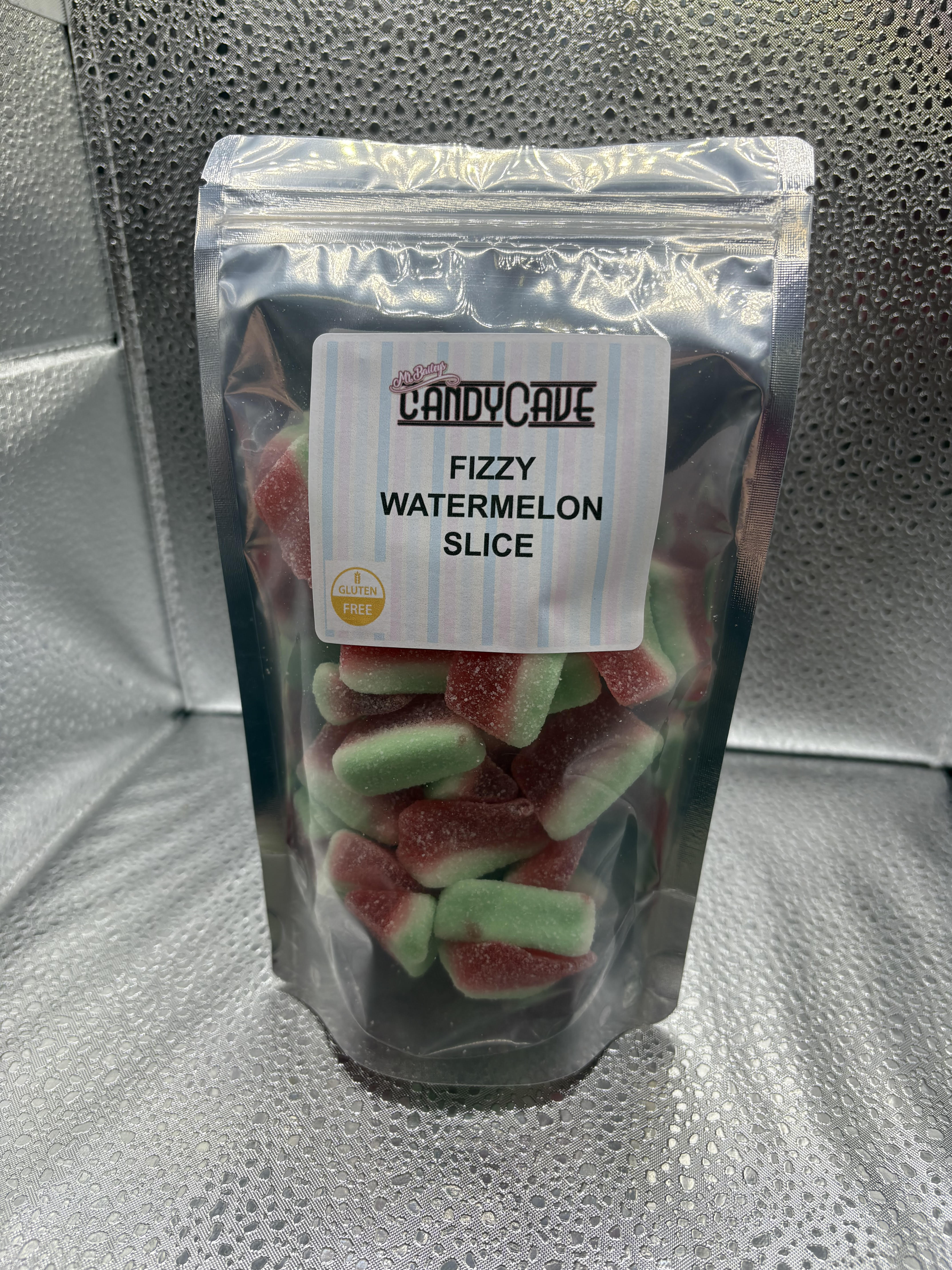 Fizzy watermelon slices