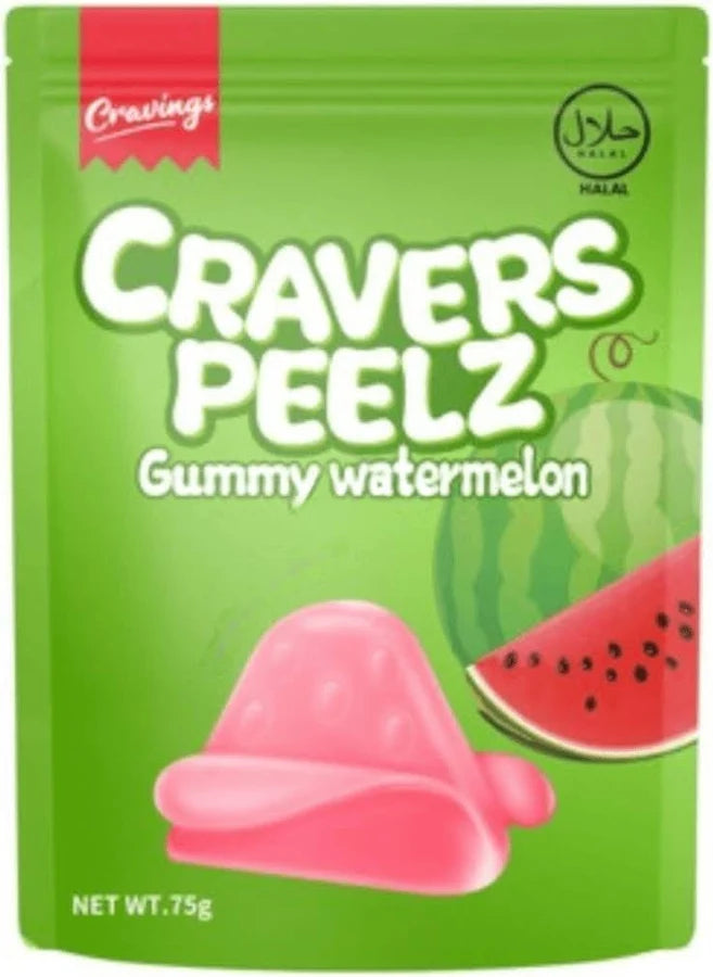 Cravers peelz gummy 
watermelon
