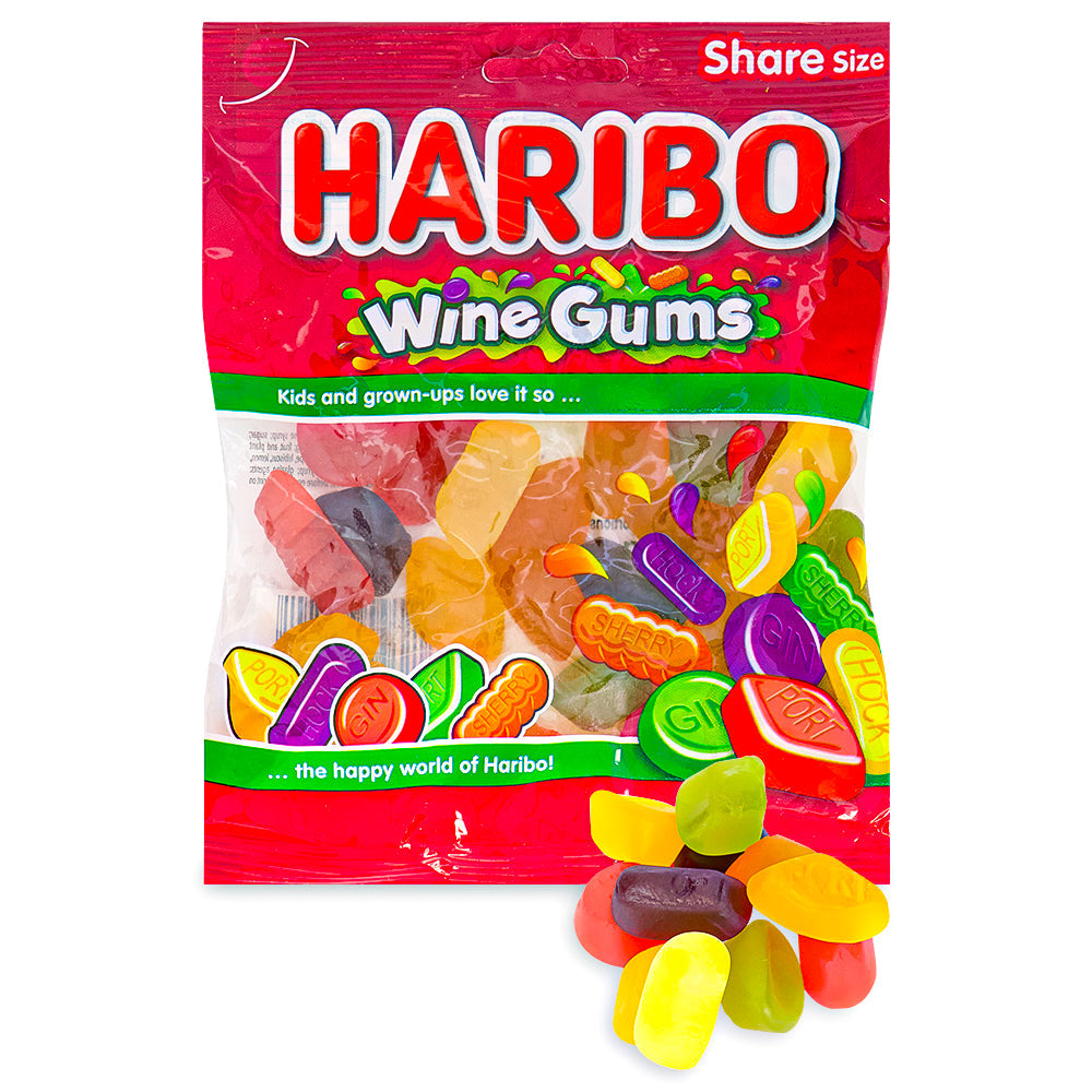 Haribo wine gums