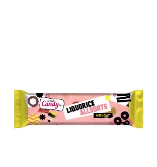 Liquorice allsort nougat