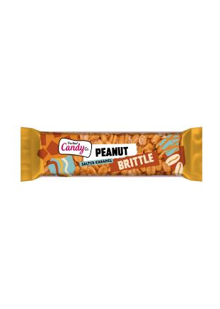 Salted caramel peanut 
brittle