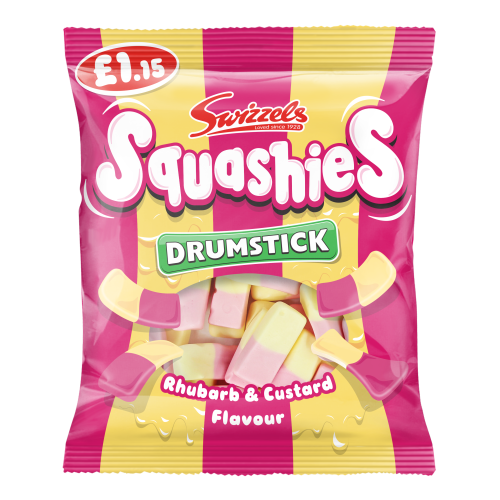 Squashies rhubarb & 
custard