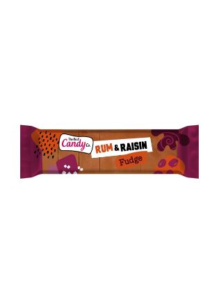 Rum and raisin fudge