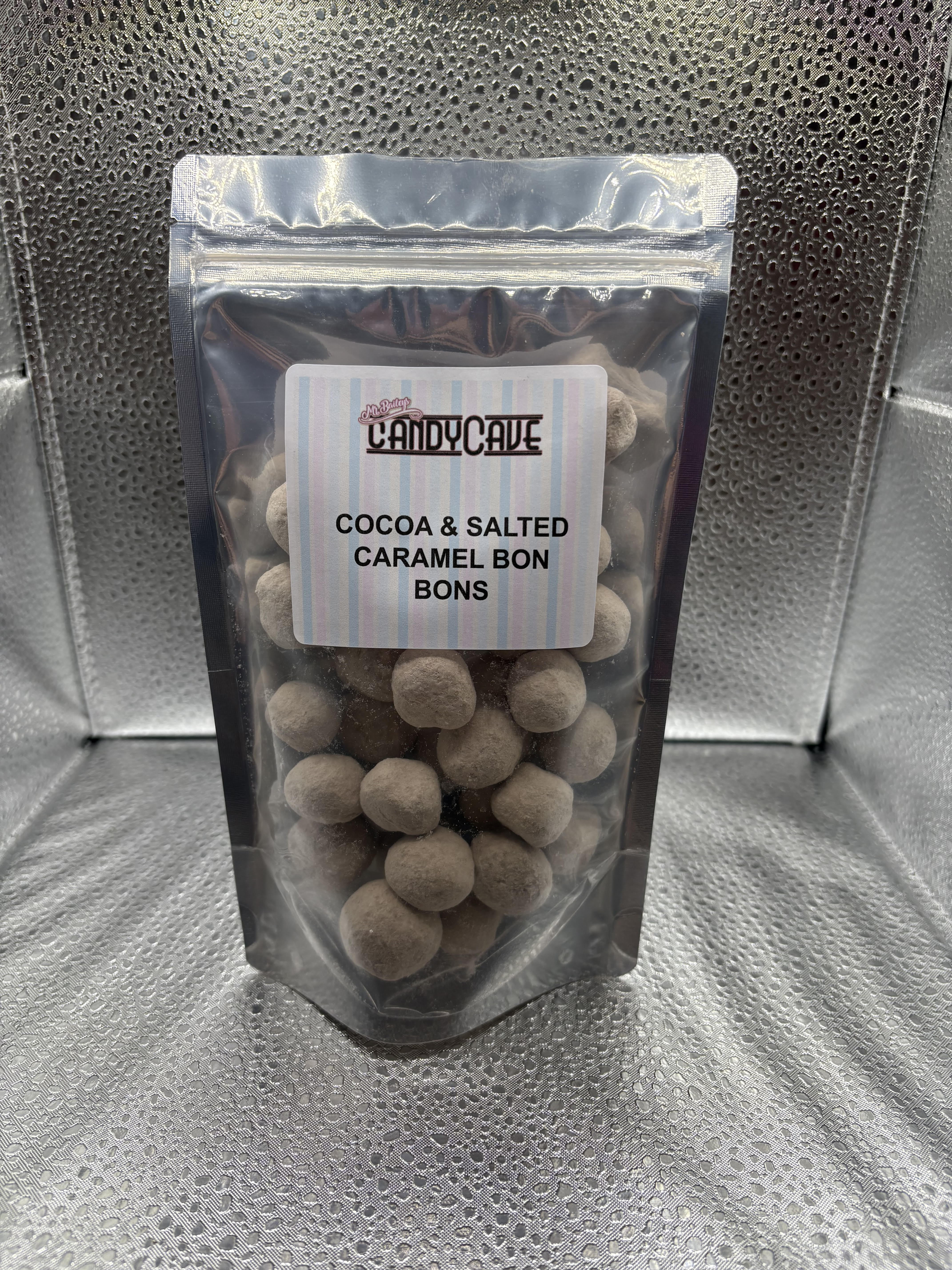 Cocoa & salted caramel bonbons