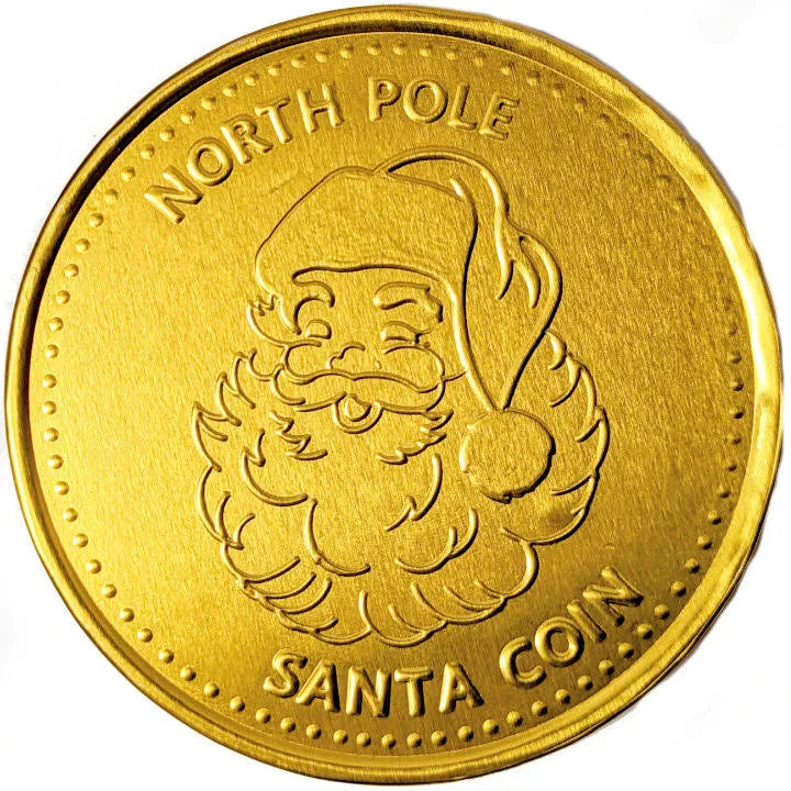 Chocolate Santa Coin