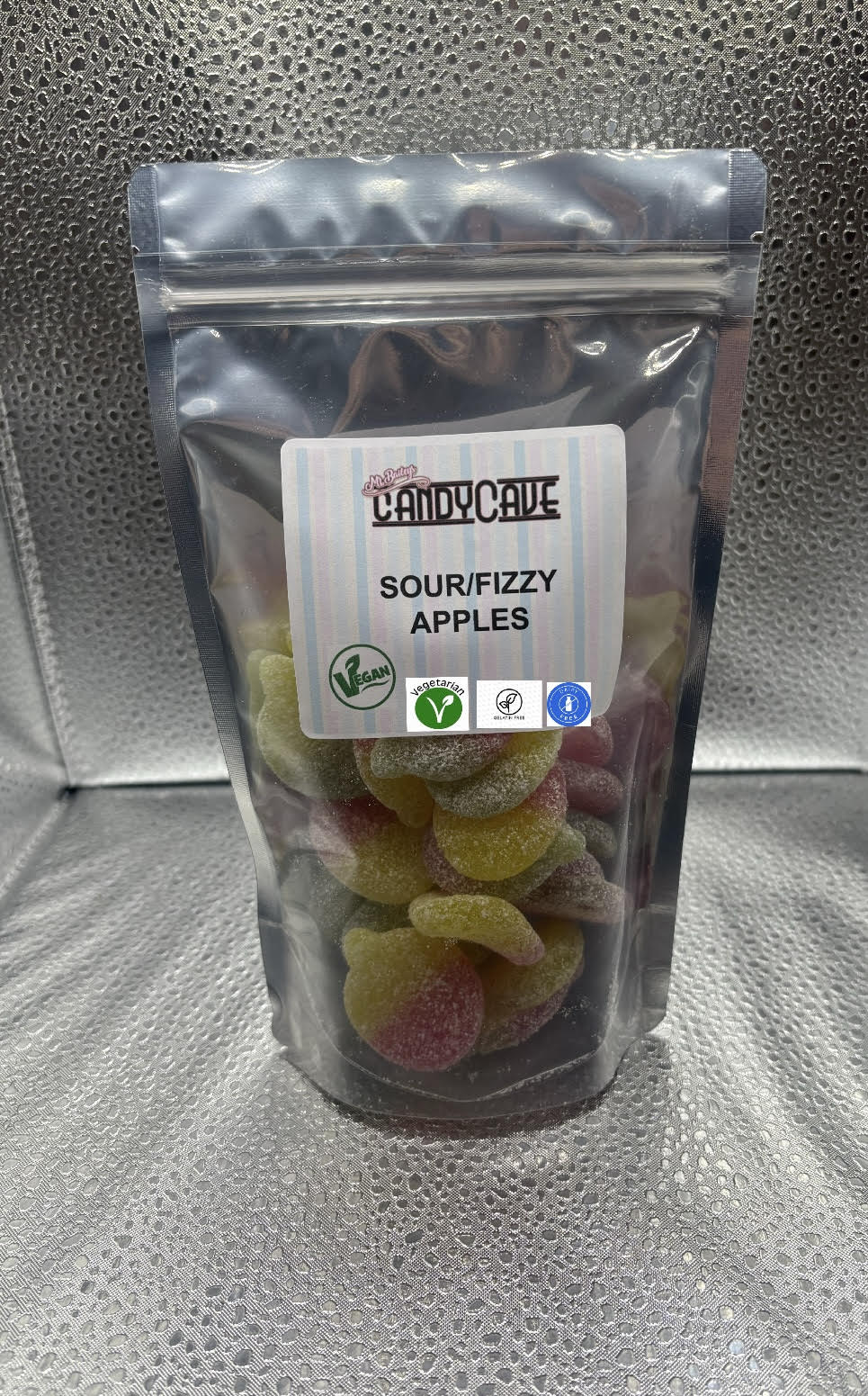 Sour fizzy apples