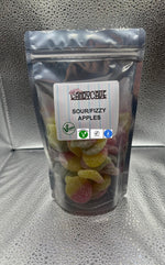 Sour fizzy apples