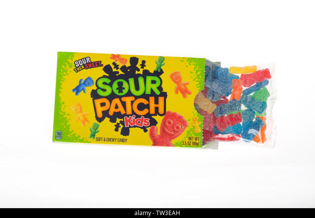 Sour patch kids box