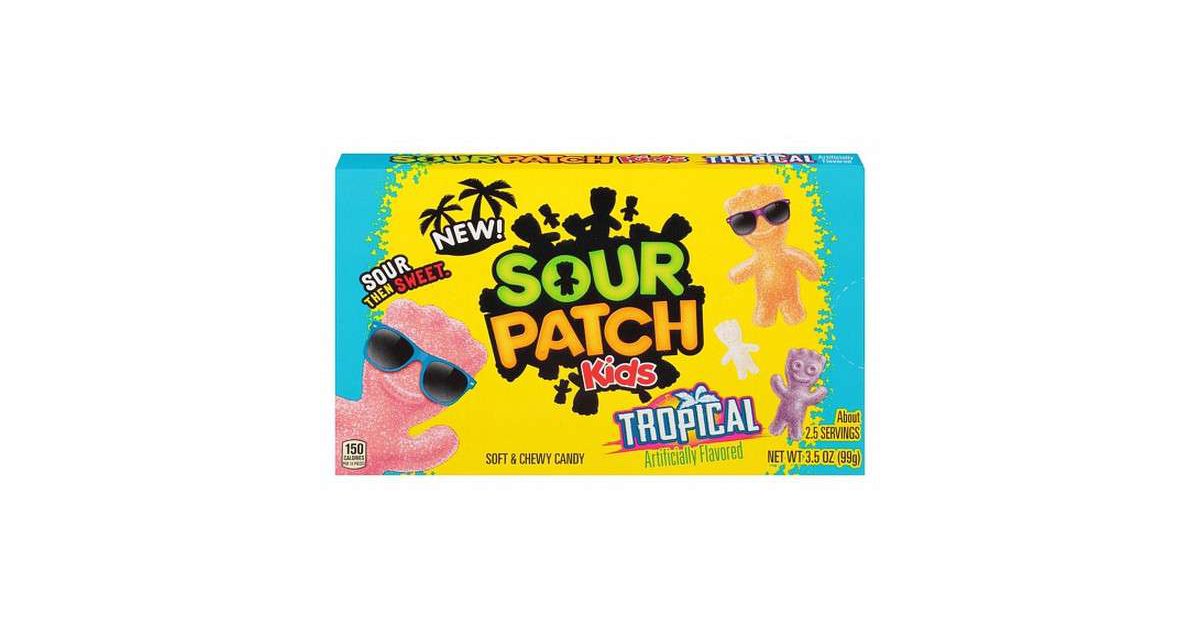 Sour patch kids tropical 
box