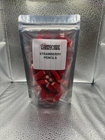 Strawberry pencils