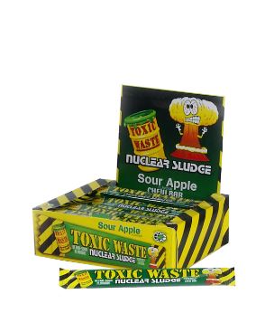 Toxic waste sour apple
 chew