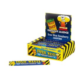 Toxic waste blue 
raspberry chew