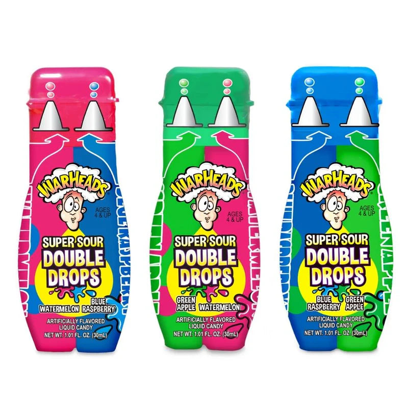 Warheads sour double 
drop