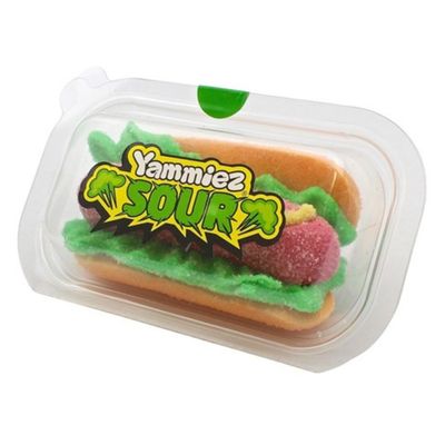 Yammiez sour hot dog 
mallow